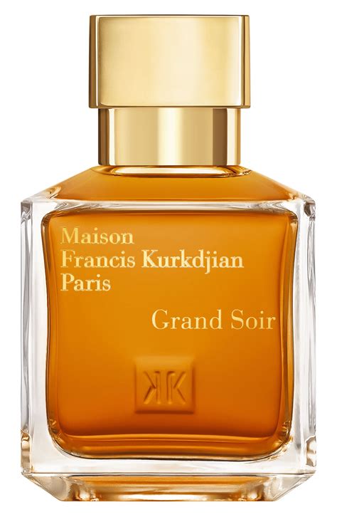 perfume dupe for maison francis kurkdjian|mfk grand soir sample.